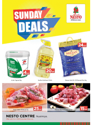 Sunday Deals - Nuaimiya, Ajman