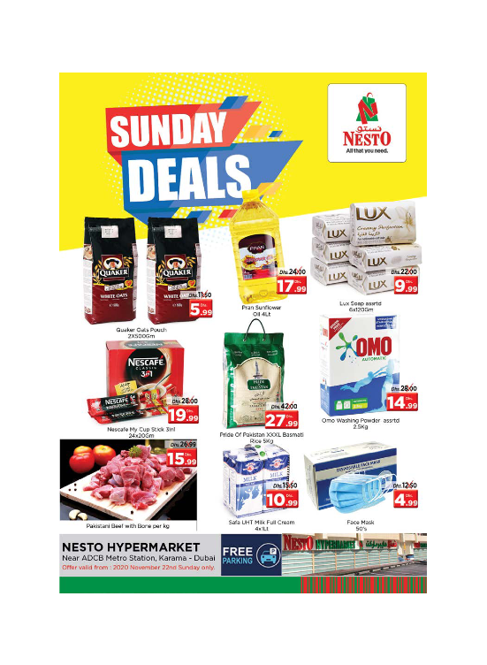 Sunday Deals - Al Karama, Dubai