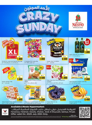 Crazy Sunday Deals