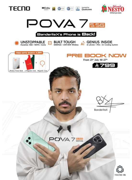 Offer on TECNO POVA 7 5G