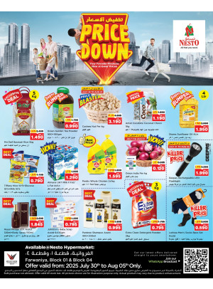 Price Down Offers - Farwaniya Block 04 & Block 01