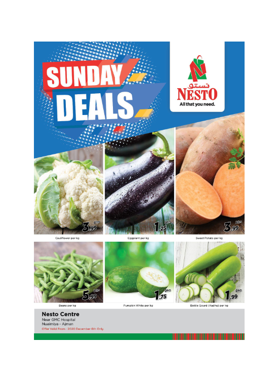 Sunday Deals - Nuaimiya, Ajman