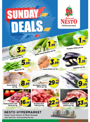 Sunday Deals - Al Nud, Sharjah