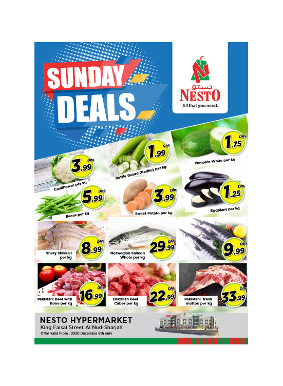 Sunday Deals - Al Nud, Sharjah