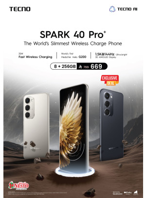 متوفرة الآن - TECNO SPARK 40 Pro+