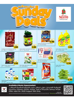 Sunday Deals
