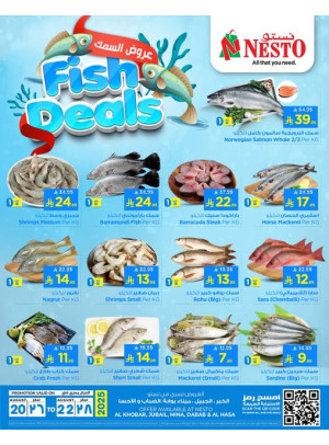 Fish Deals - Al Khobar, Jubail, Dabab, Mina & Al Hassa