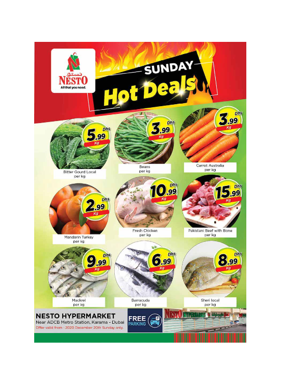 Sunday Deals - Al Karama, Dubai