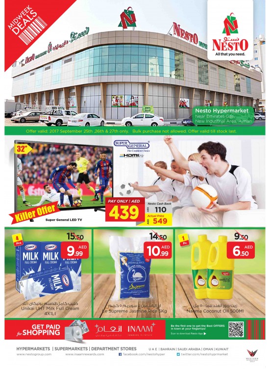Midweek Deals - Opp. GMC Hospital Ajman