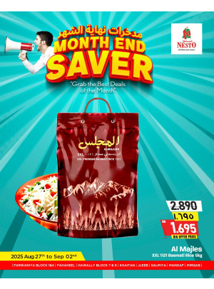 End of Month Savings - Farwaniya Block 01 & Block 04 | Fahaheel Block 07 & 09 | Hawally | Khaitan | Jaleb | Salmiya | Mangaf