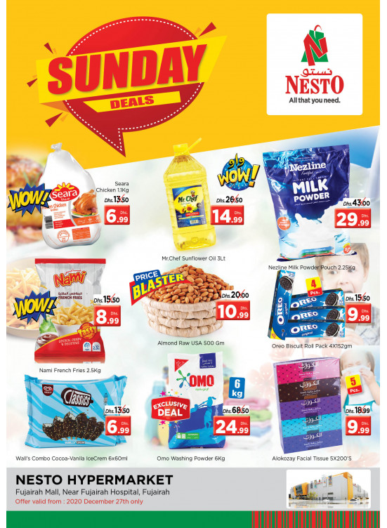 Sunday Deals - Fujairah