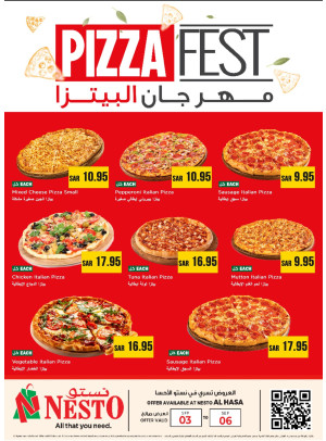 Pizza Fest Offers - Al-Ahsa