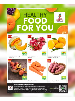 Healthy food for you
