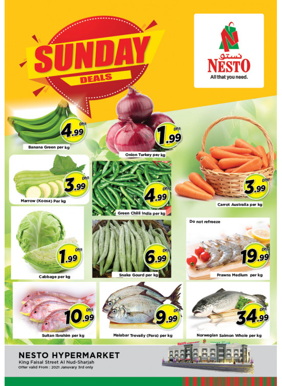 Sunday Deals - Al Nud, Sharjah
