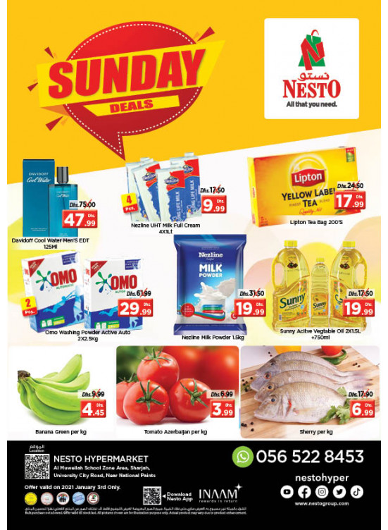 Sunday Deals - Muweilih, Sharjah