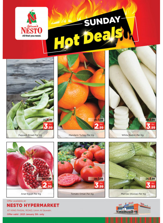 Sunday Deals - Umm Al Quwain