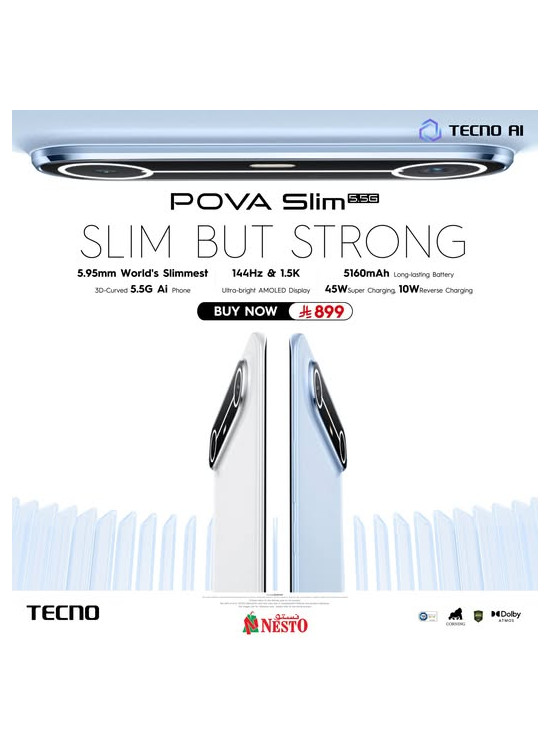 Special Offers on Tecno Pova Slim Smartphone