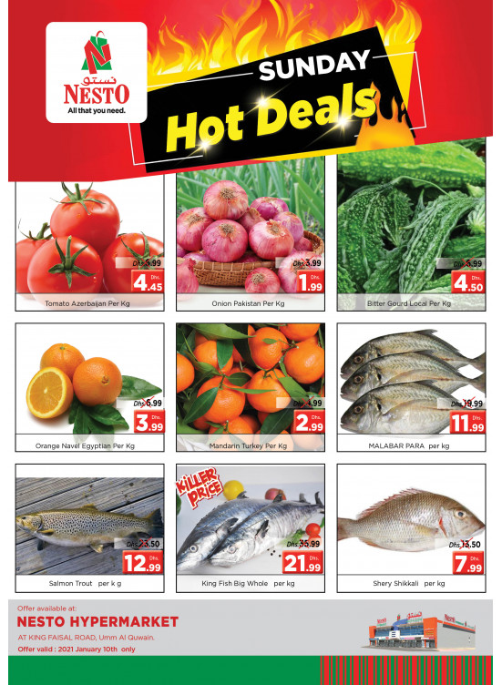 Sunday Deals - Umm Al Quwain