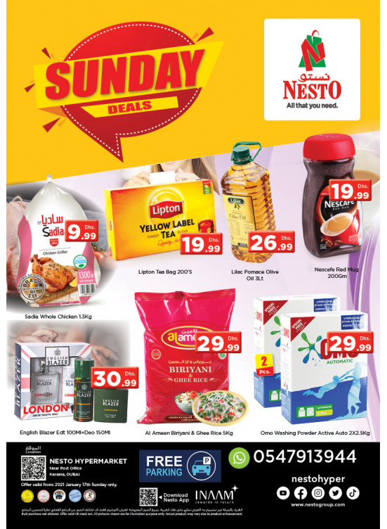 Sunday Deals - Near Karama Post Office, Dubai