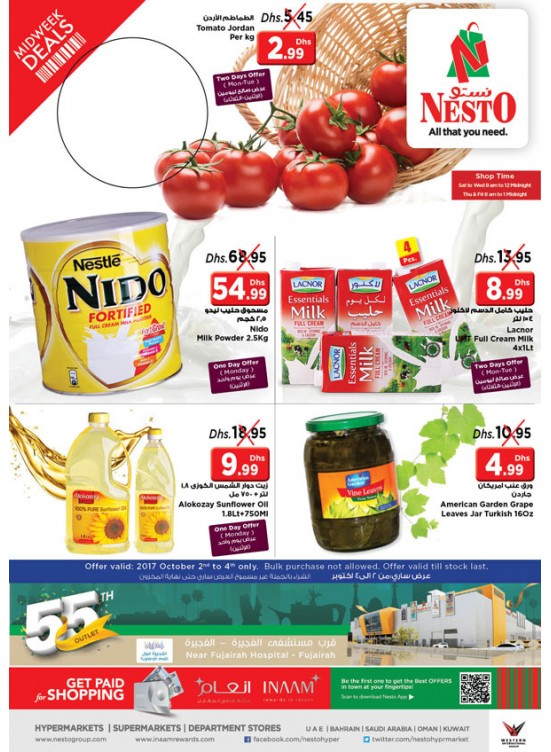 Midweek Deals - Fujairah
