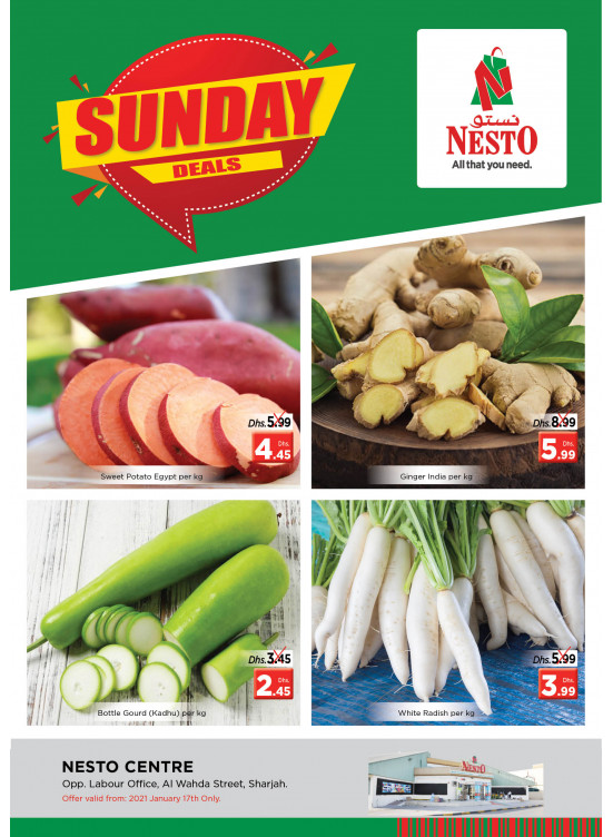 Sunday Deals - Al Wahda