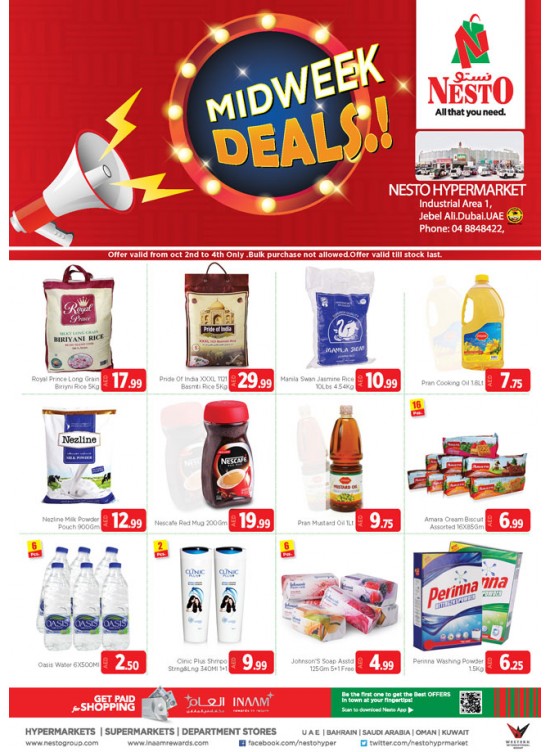 Midweek Deals - Jabel Ali