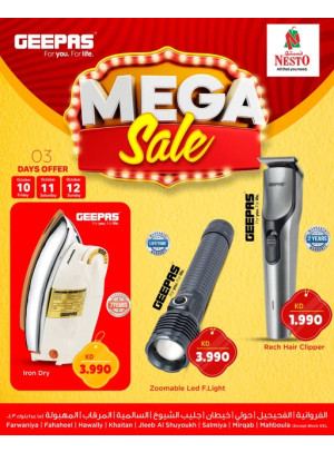 3 DAYS MEGA SALE