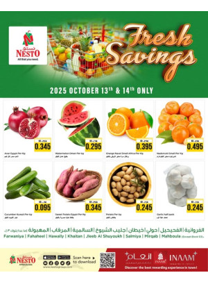 Fresh savings