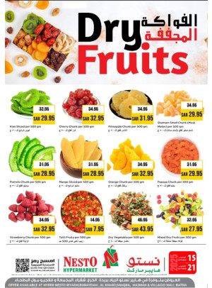 Dried Fruit Deals - Riyadh, Al Kharj & Al Qassim