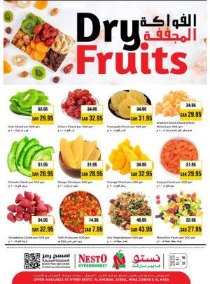Dried Fruit Deals - Al Khobar, Jubail, Dabab, Mina & Al Ahsa