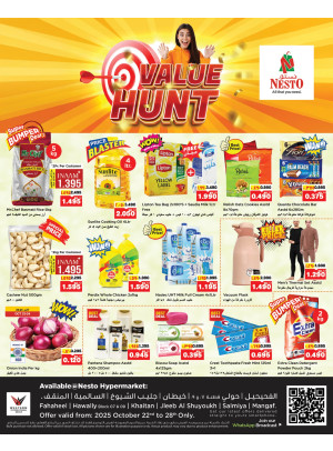 VALUE HUNT- Fahaheel ,Hawally Block 07 & 09,Khaitan, Salmiya & Mangaf