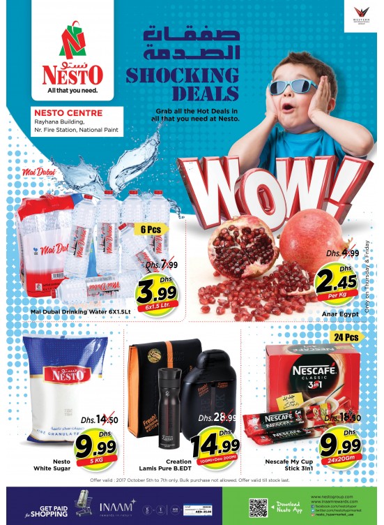 Shocking Deals National Paint Sharjah from Nesto until 7th October