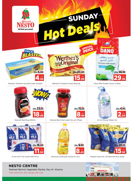 Sunday Deals - Ras Al Khaimah