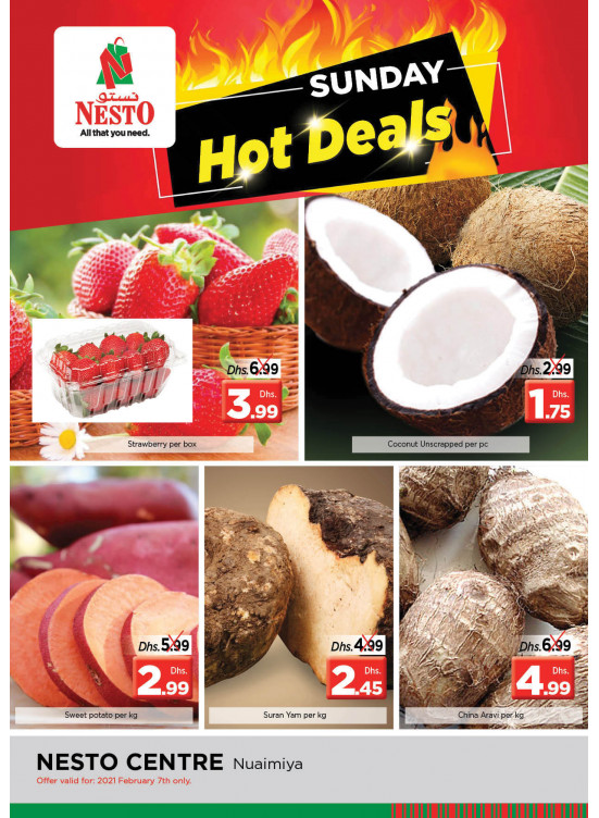 Sunday Deals - Nuaimiya, Ajman