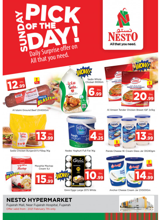 Sunday Deals - Fujairah