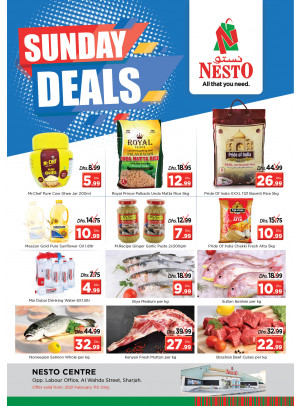 Sunday Deals - Al Wahda