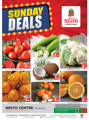 Sunday Deals - Nuaimiya, Ajman