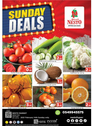 Sunday Deals - Arjan