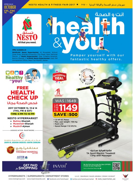 Health & You Offers - Muweilih, Butina Sharjah - Mushrif, Ajman