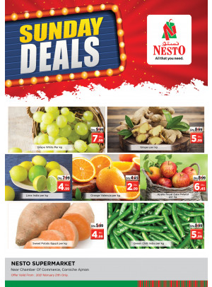 Sunday Deals - Karama Corniche, Ajman