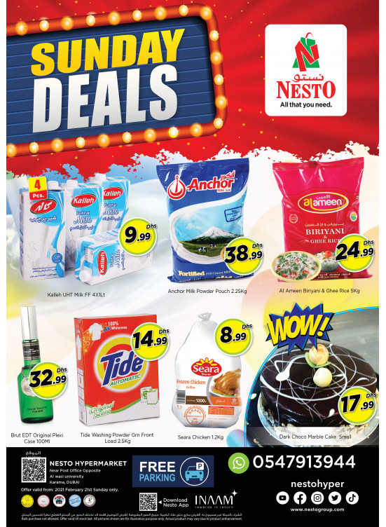 Sunday Deals - Near Karama Post Office, Dubai
