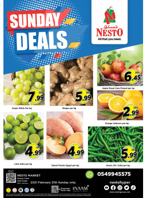 Sunday Deals - Arjan