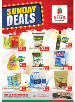 Sunday Deals - Jafza