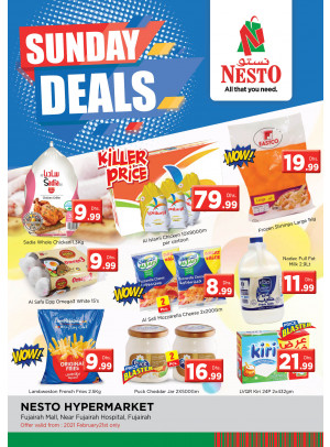 Sunday Deals - Fujairah
