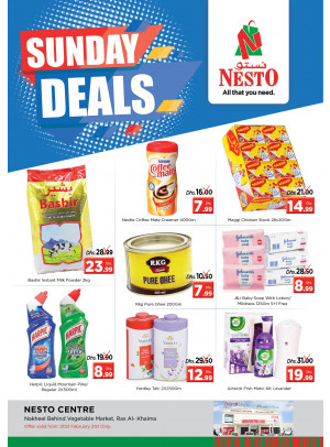 Sunday Deals - Ras Al Khaimah