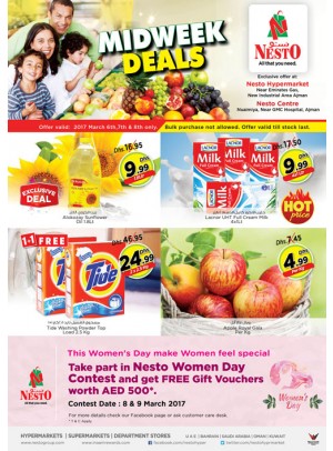 Midweek Deals Nesto At Opp. GMC Hospital & Nuaimiya Ajman