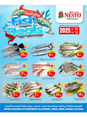 Fish Deals - Al Khobar, Jubail, Mina, Dabab & Al Ahsa