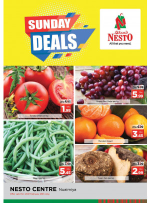 Sunday Deals - Nuaimiya, Ajman
