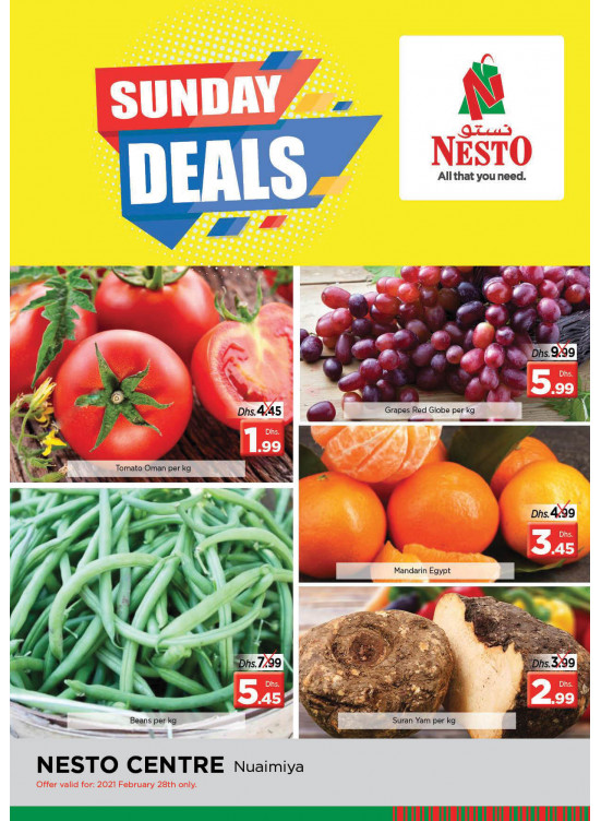 Sunday Deals - Nuaimiya, Ajman