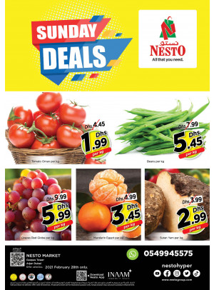 Sunday Deals - Arjan